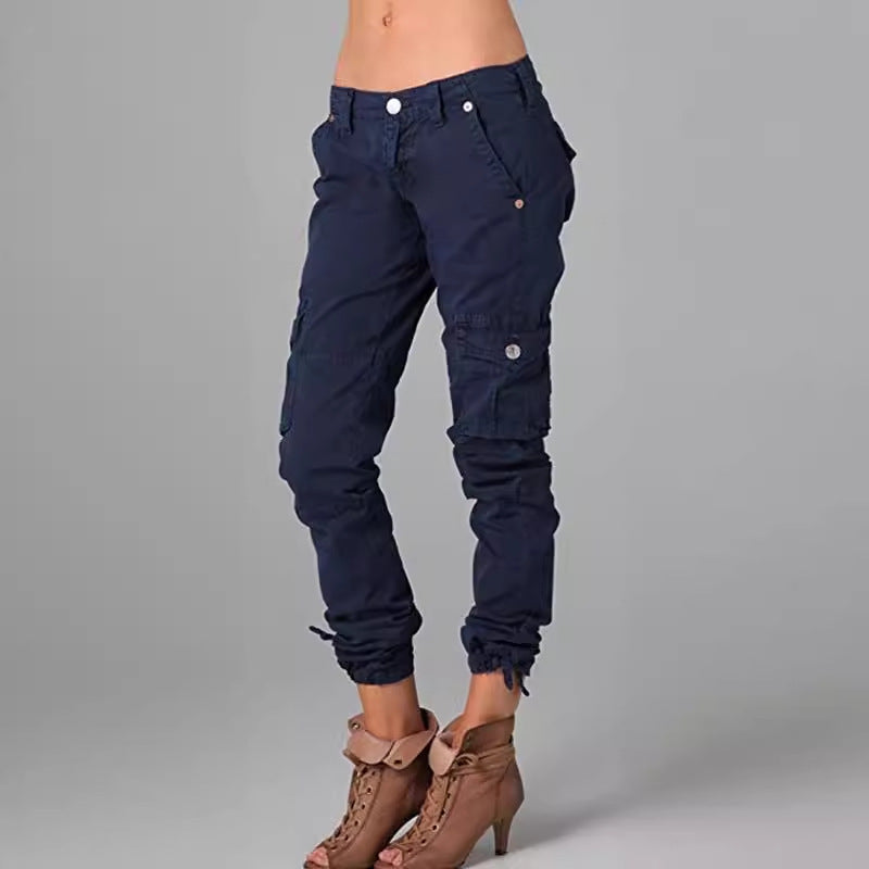 Trendy Casual Women's Tactical Sports Green Casual Pants