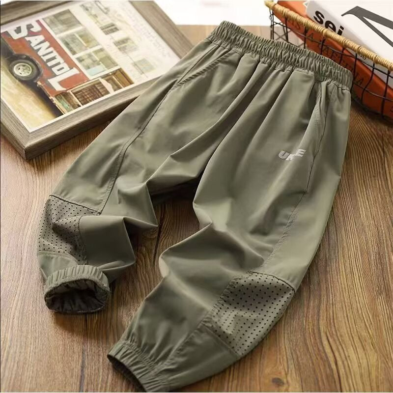 Children's Stretch Sports Middle Big Anti Mosquito Air Children's Pants