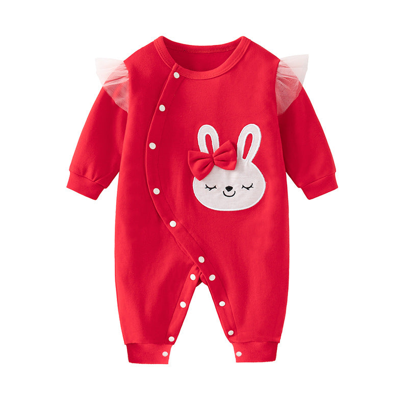 Born Clothes Pure Cotton Jumpsuit Summer Thin Jumpsuit, Climbing Suit