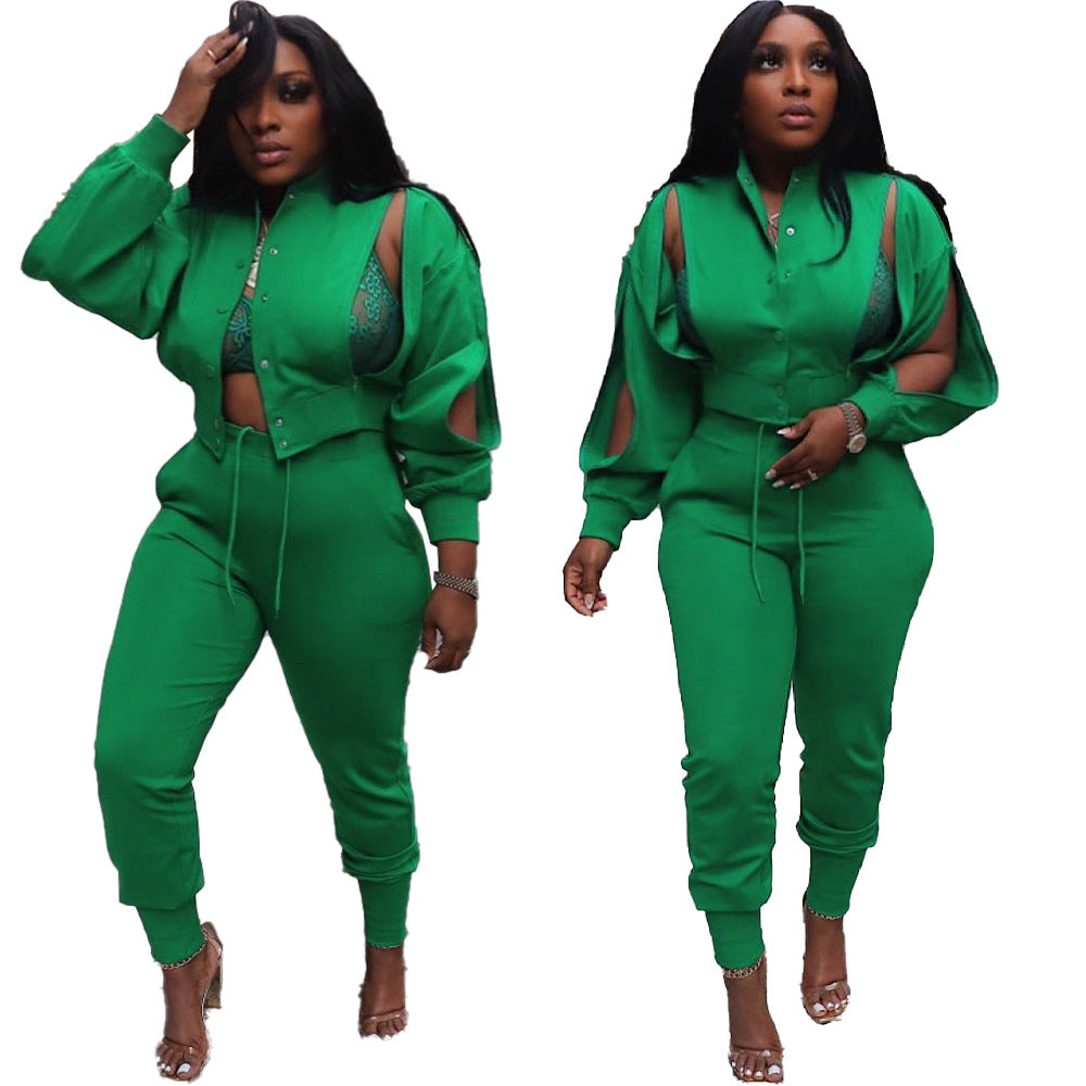 Fashion Beautiful Graceful Comfortable Women's Personality Fashion Casual Suit