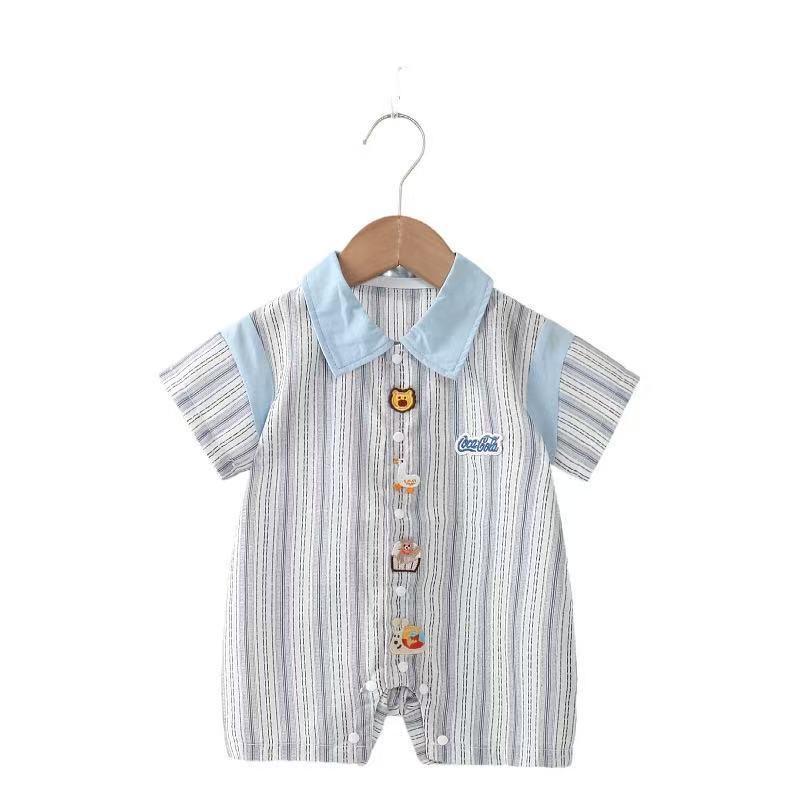 For Babies Summer Short Sleeved Kazakhstan Cute Fashionable Jumpsuit Jumpsuit, Climbing Suit
