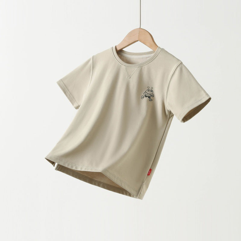 Children's Thin Middle Big Cropped Summer Clothing Children's Pants