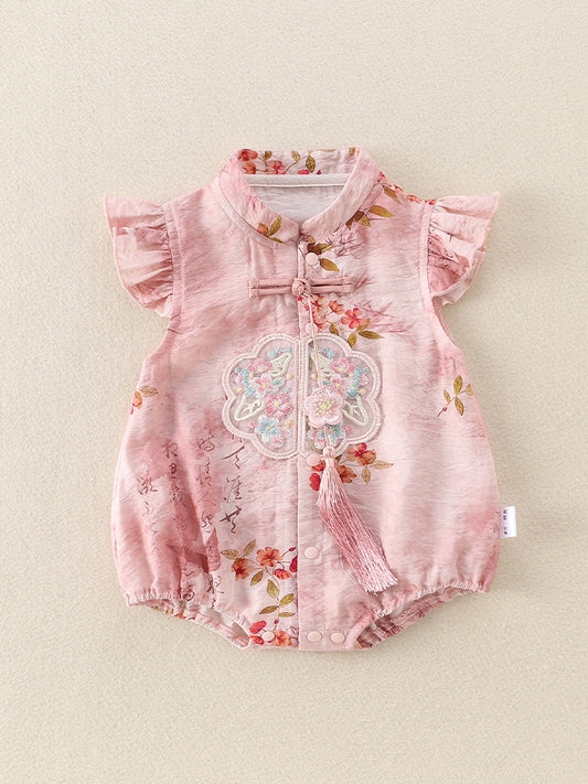 Born Jumpsuit One Month Old Cheongsam Jumpsuit, Climbing Suit