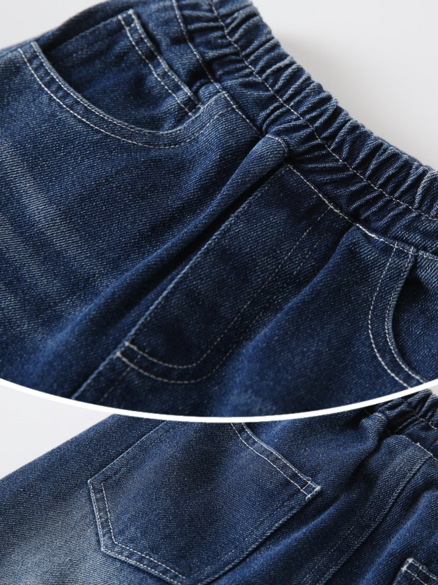 Children's Denim Trousers Fashionable Jeans Tide Children's Pants