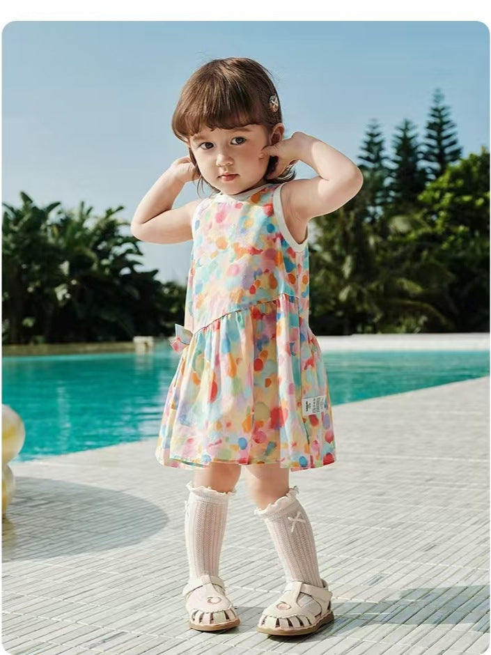 Children's Summer Clothing Skirt Princess Cute Floral Children's Dress