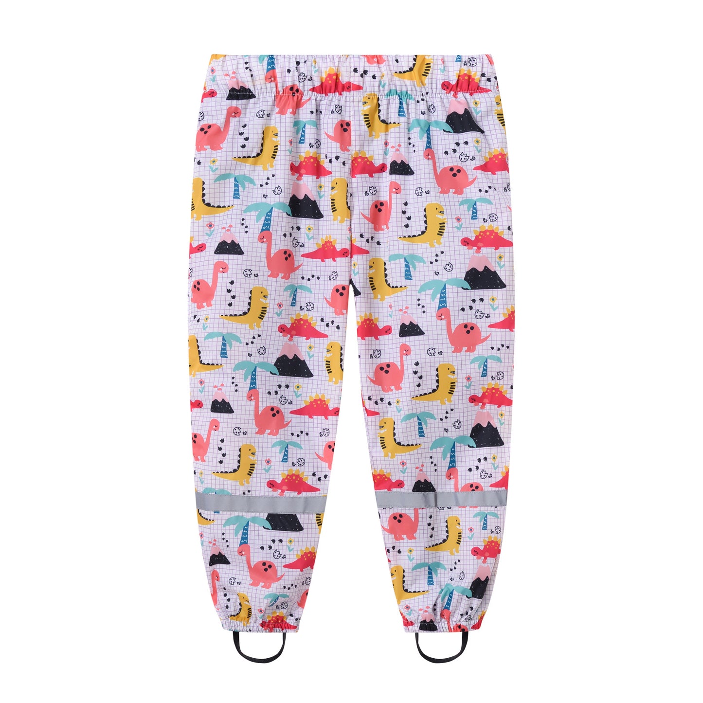 Casual Rain Elastic Beef Tendon Waist Printed Children's Pants