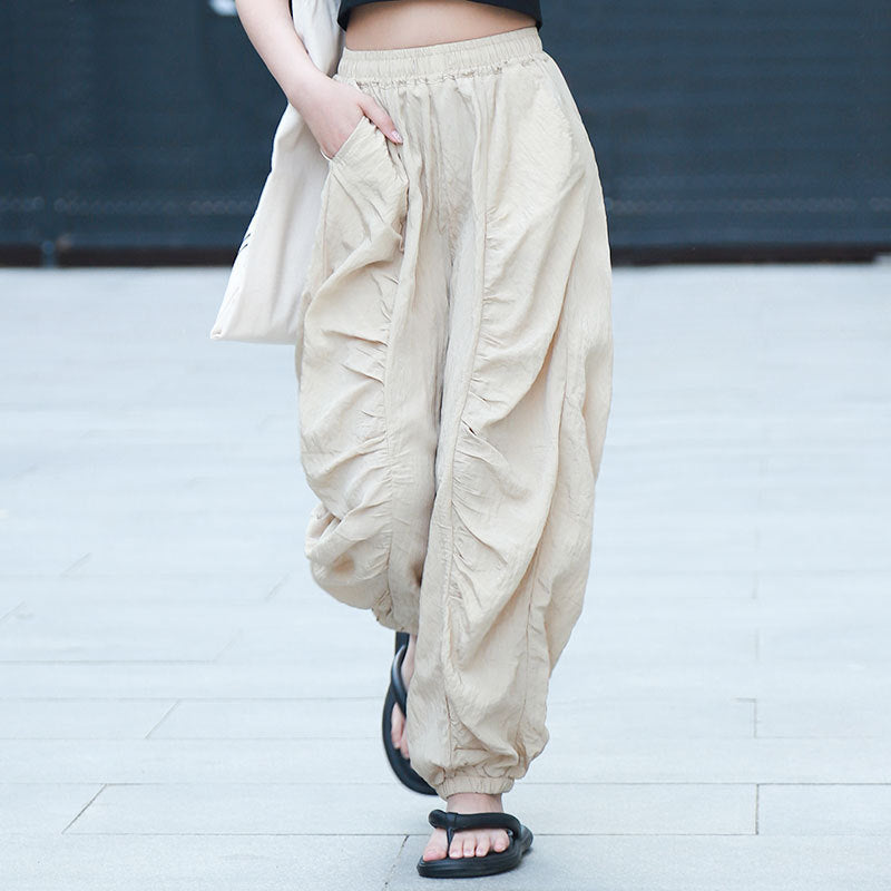 Children's Ice Silk Summer Thin Type Sunscreen Clothing Loose Trendy Children's Pants