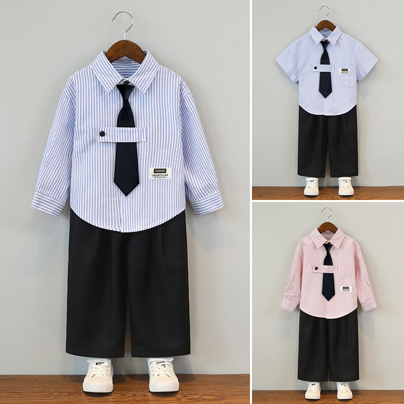 Children's Graduation Dress Host Costume For Piano Children's Suit