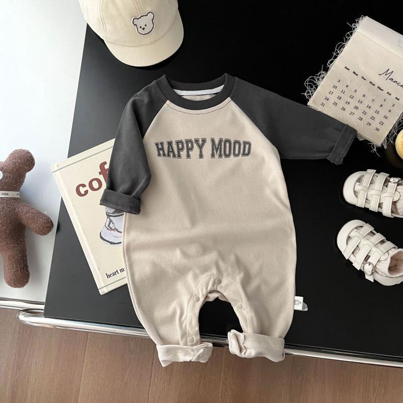 Raglan Sleeve Jumpsuit Autumn Born Clothes Rompers Outwear Jumpsuit, Climbing Suit