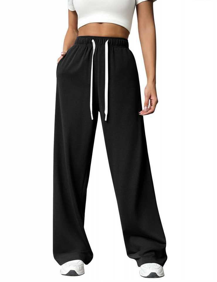 Women's Loose Straight Wide Leg Exercise Casual Pants