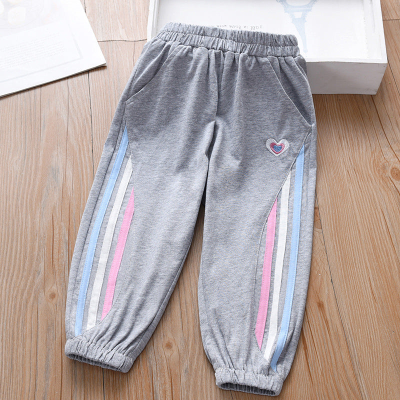 Children's Summer Korean Style Fashionable Thin Sports Children's Pants
