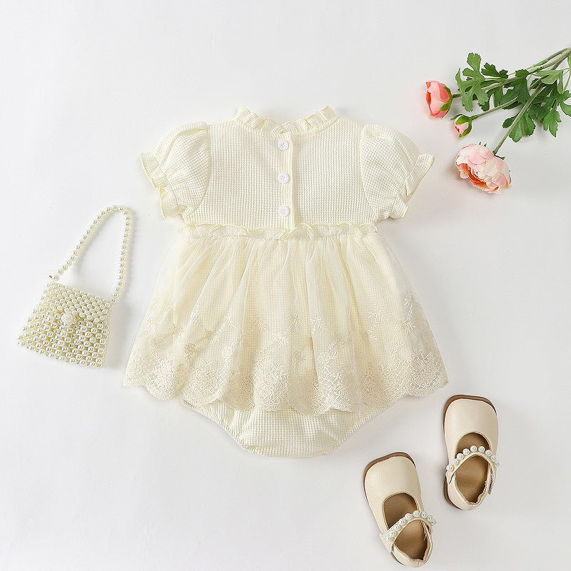 Clothes For Babies Jumpsuit Bloomer With Skirt Super Cute Princess Jumpsuit, Climbing Suit