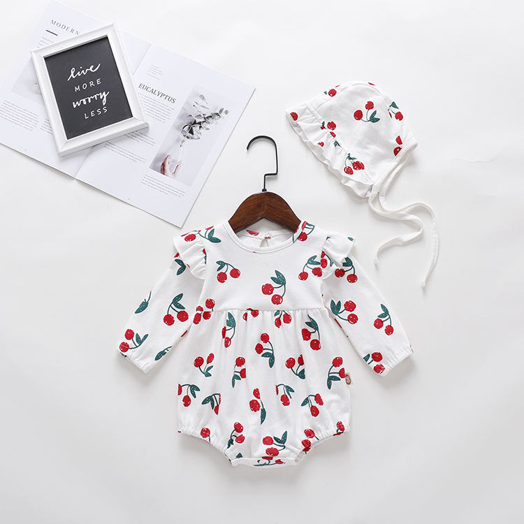 One-piece Rompers Jumpsuit Full Moon Cotton Jumpsuit, Climbing Suit