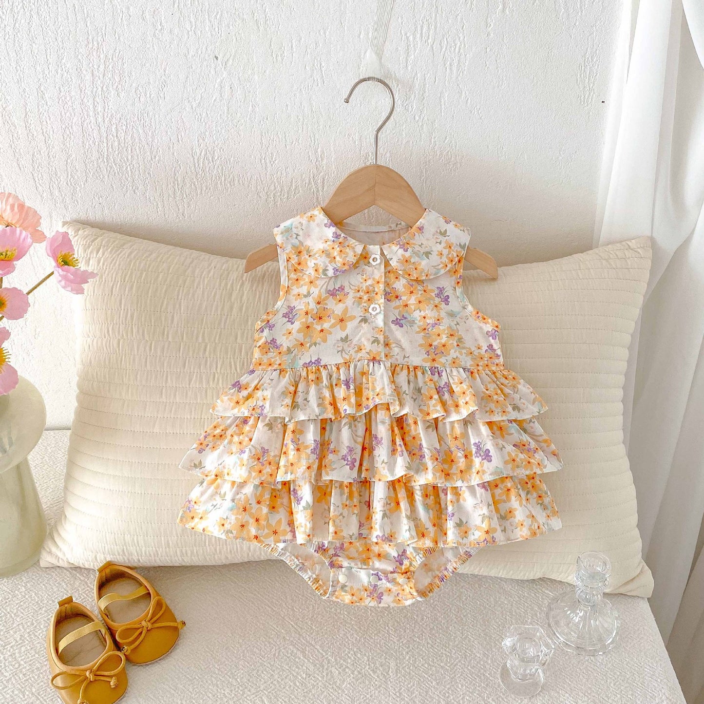 Sling Gown Fresh Thin Sleeveless Princess Jumpsuit, Climbing Suit