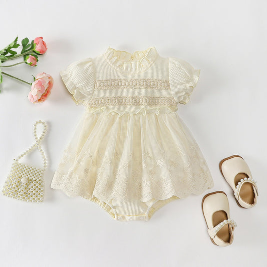 Clothes For Babies Jumpsuit Bloomer With Skirt Super Cute Princess Jumpsuit, Climbing Suit