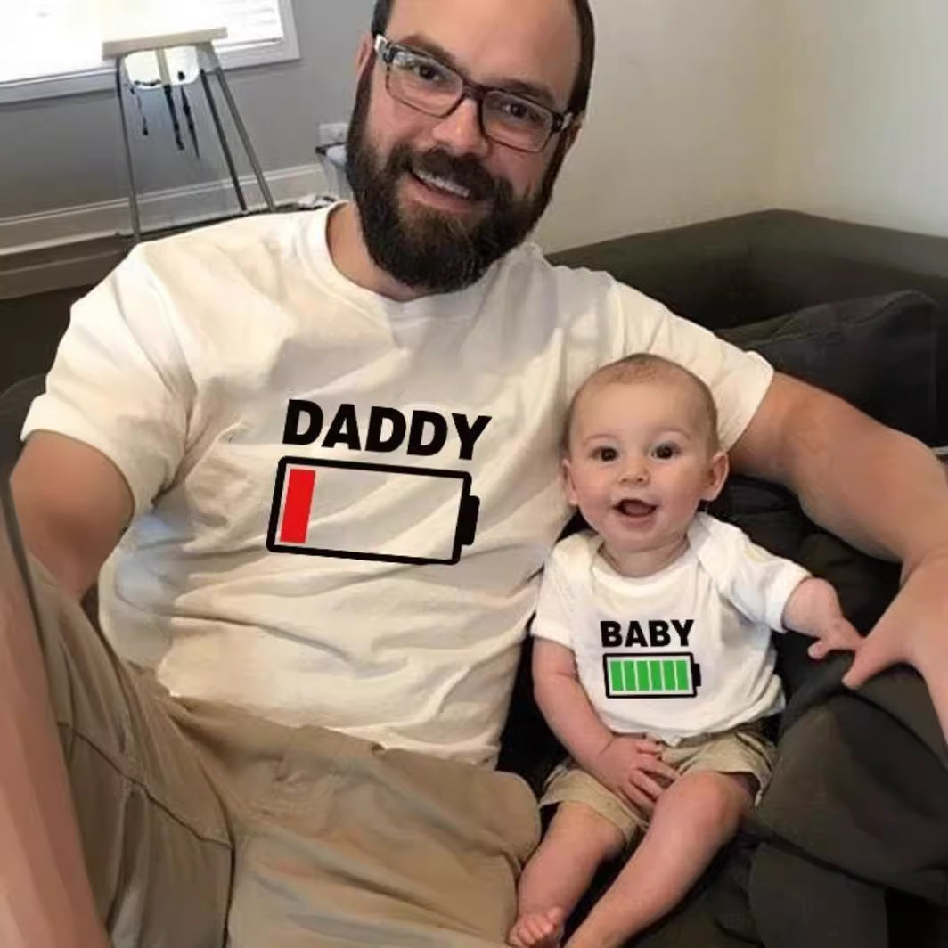 Different Power Supply Clothes Summer For The Whole Parent-child Outfit