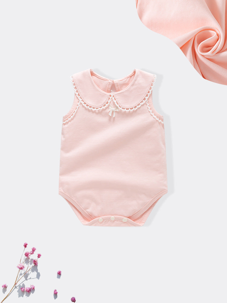 For Babies Thin Summer Clothing Sweet Vest Going Out Rompers Jumpsuit, Climbing Suit