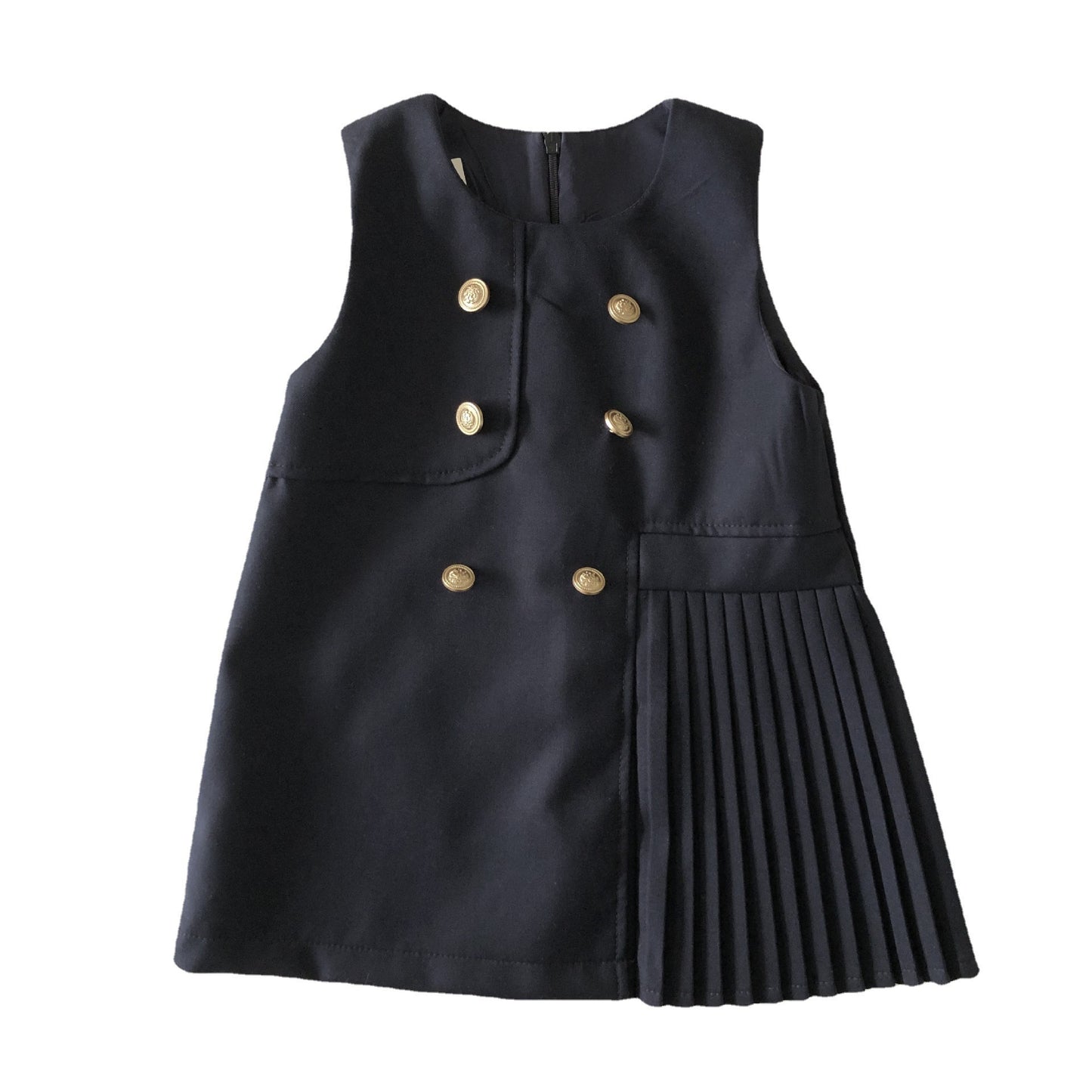 Children's Preppy Style Suit Sleeveless Vest Skirt Children's Dress