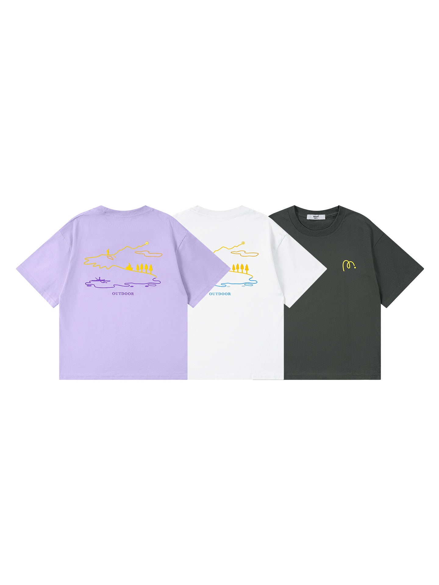 Children's Loose-fitting Pure Cotton Short Sleeves Junior High School Children's T-shirt