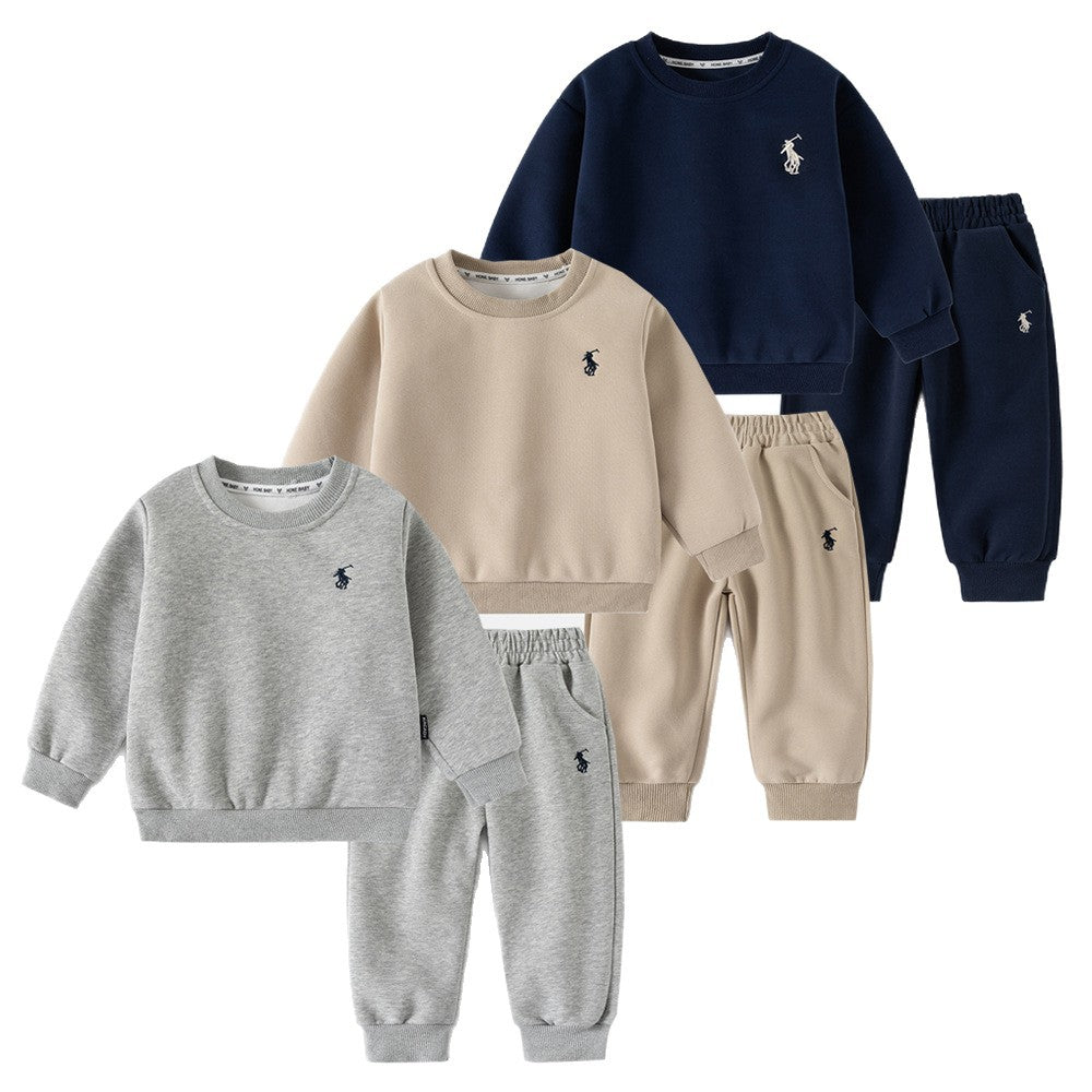 Children's Clothing Long-sleeved Sports Sweatshirt Two-piece Set Children's Suit