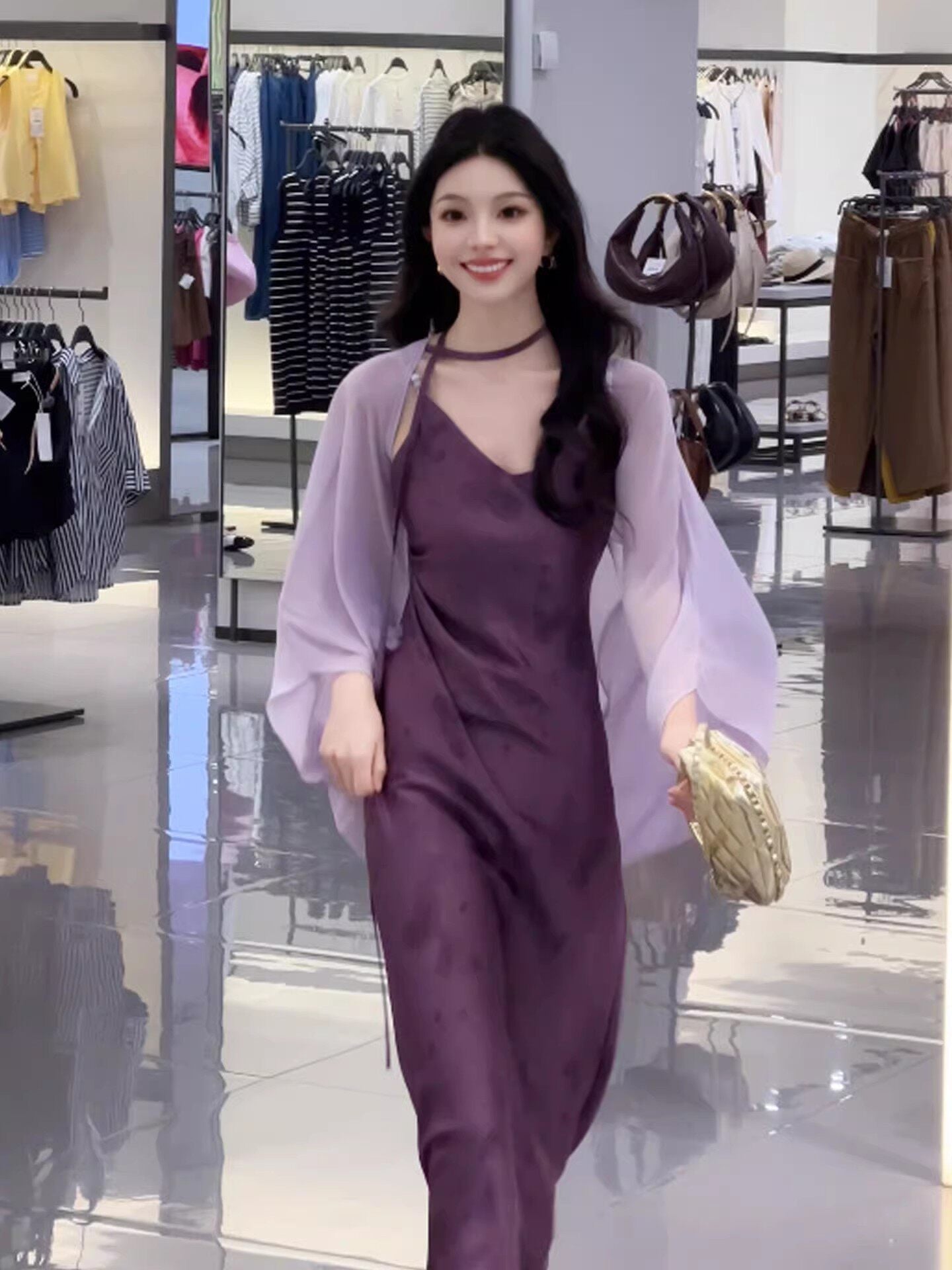 Women's Cheongsam Shawl Outer Match High-grade Tulle Super Fairy Thin Sun Clothing