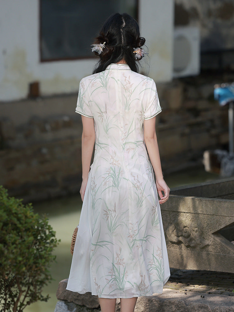 Cheongsam Dress Chinese Style Summer Light Parent-child Outfit
