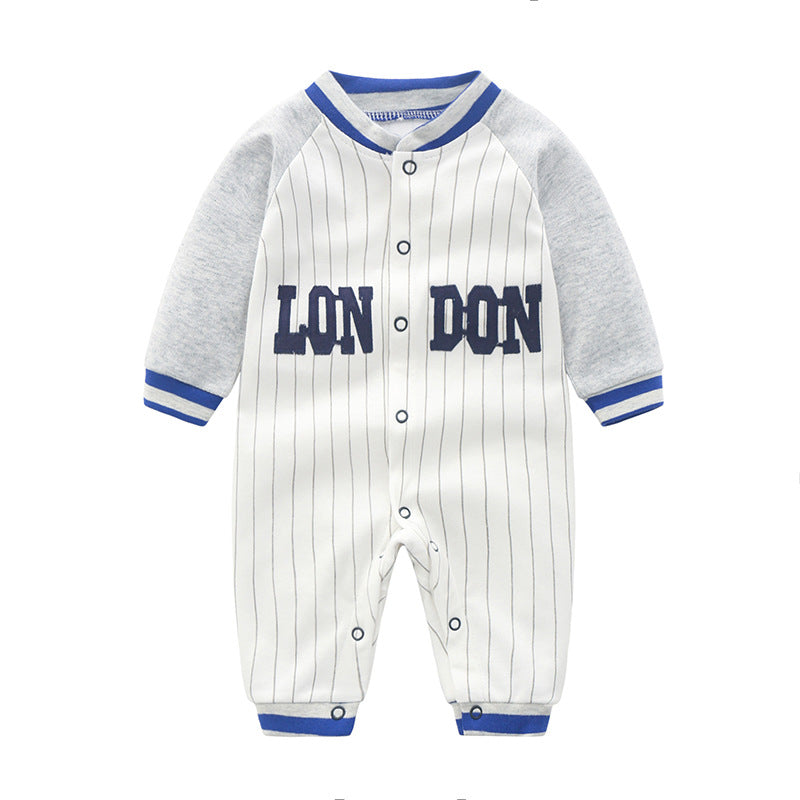 Autumn Pure Cotton Boy Jumpsuit Born Clothes Jumpsuit, Climbing Suit