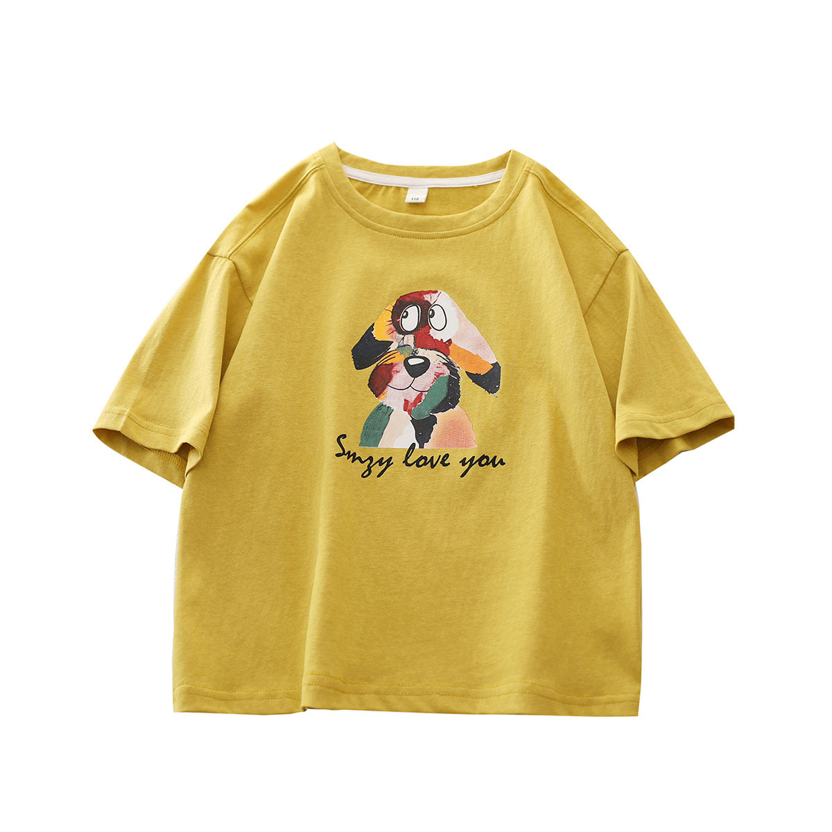 Children's Bear Clothing Summer Short-sleeved Boys Medium Children's T-shirt