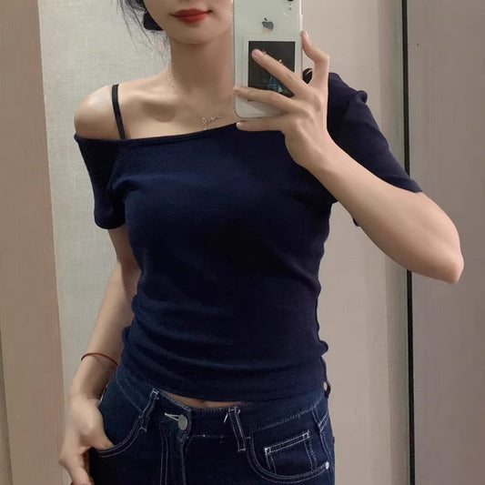 Women's Short-sleeved Summer Design Pure Desire Hot Women's T-shirt