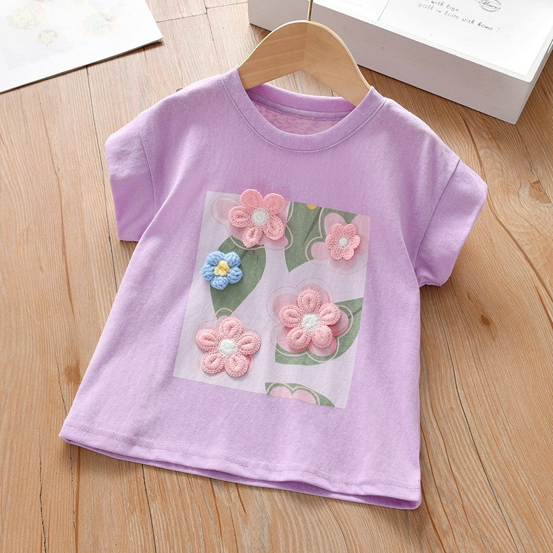 Children's Short Sleeve Clothes Summer Short-sleeved Shirt Children's T-shirt