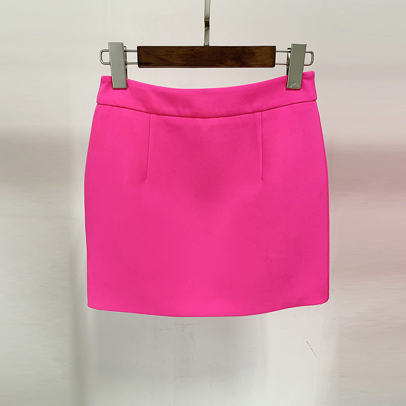 Fashion Fluorescent Powder Series Temperament Hip Skirt