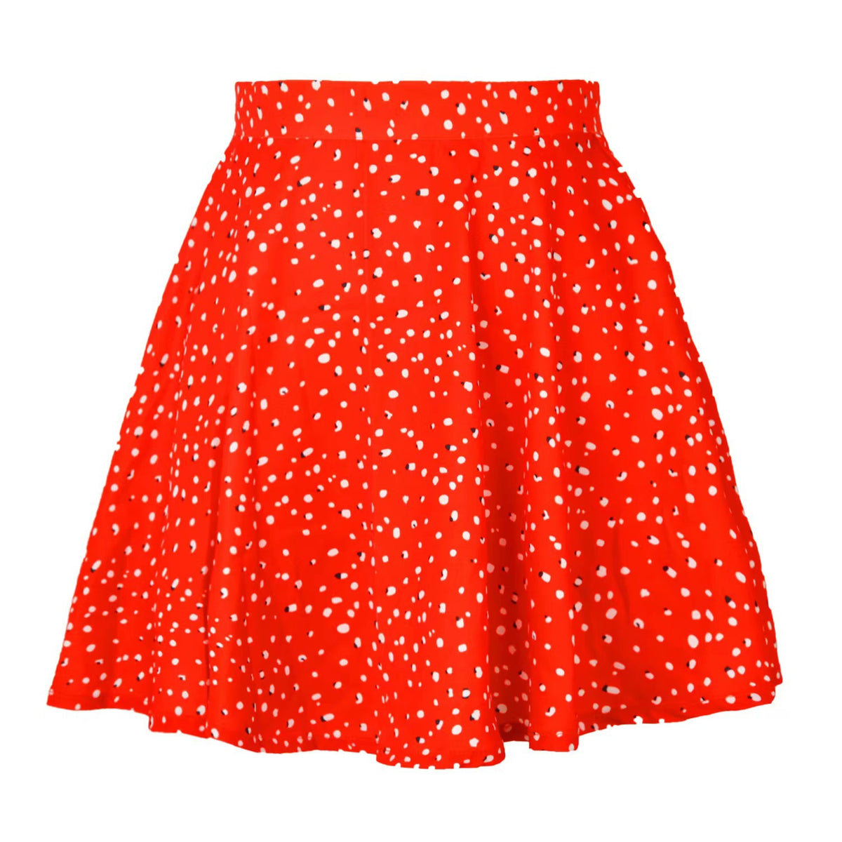 Women's Summer Floral High Waist Chiffon Umbrella Skirts