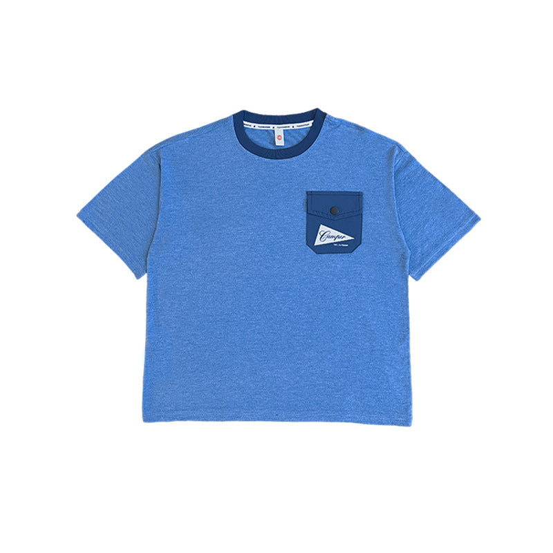 Children's Moisture Absorption Breathable Fabric Cotton Half Children's T-shirt