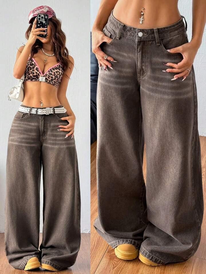 Women's With Design Sense Loose Slimming Fashionable Women's Jeans