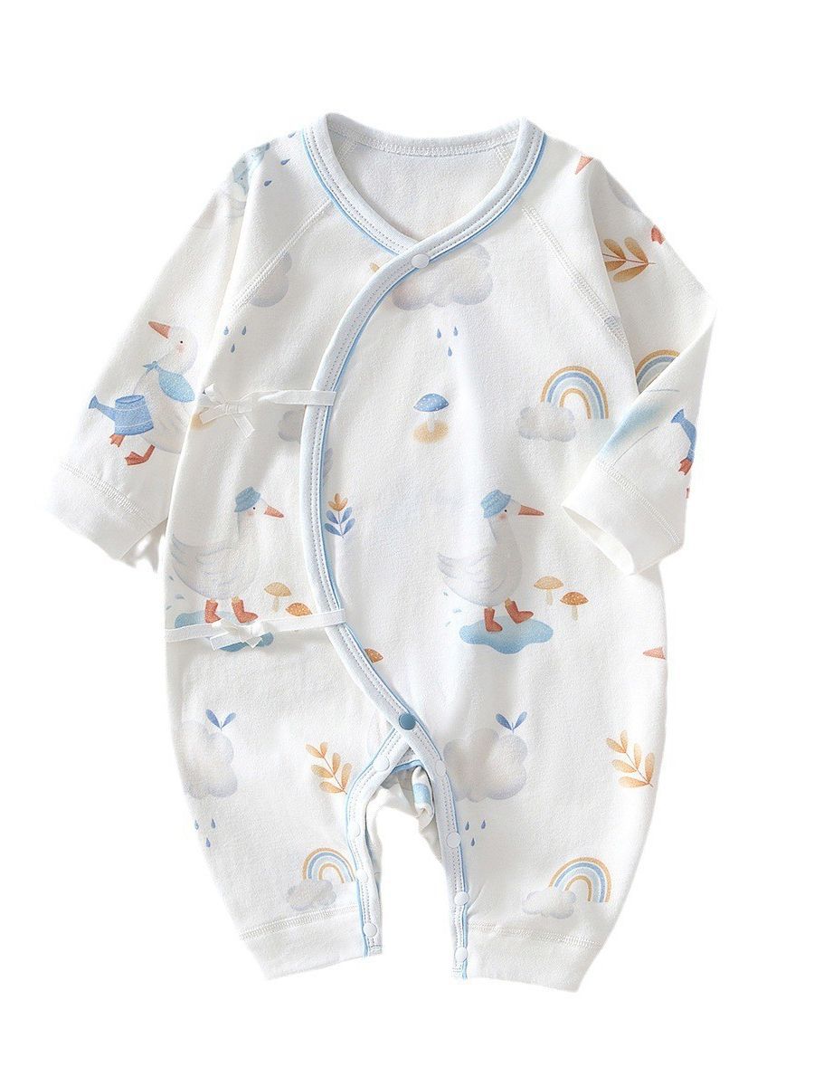 Born Clothes Pure Cotton Boneless Rompers Jumpsuit, Climbing Suit