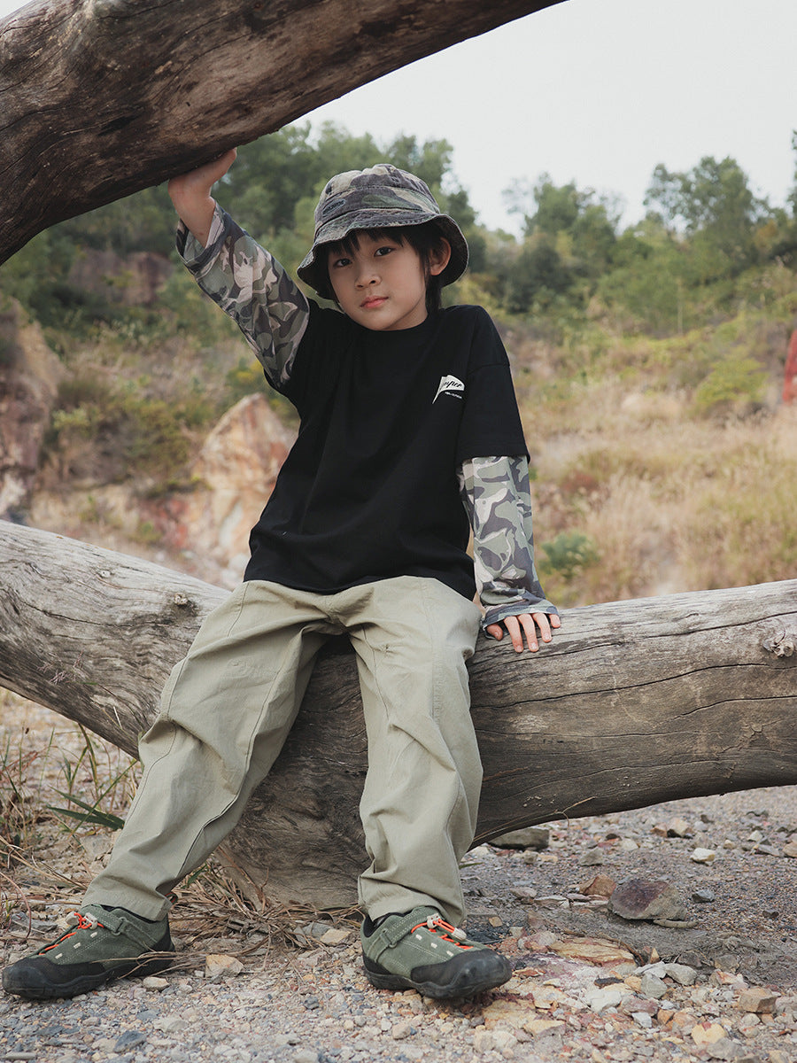 Children's With Broken Size Of Off Spring Mountain Outdoor Style Casual Children's Pants