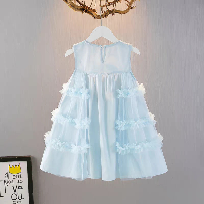 Children's Summer Trendy Thin Skirt Fashion Princess Mesh Children's Dress