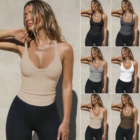 Spring Knitted Sexy Slim Fashion Inner Vests