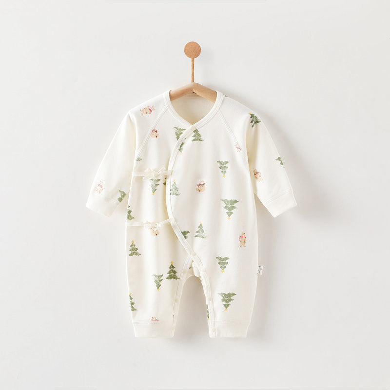 Born Class Pure Cotton Boneless Jumpsuit Long-sleeved Clothes Rompers Jumpsuit, Climbing Suit