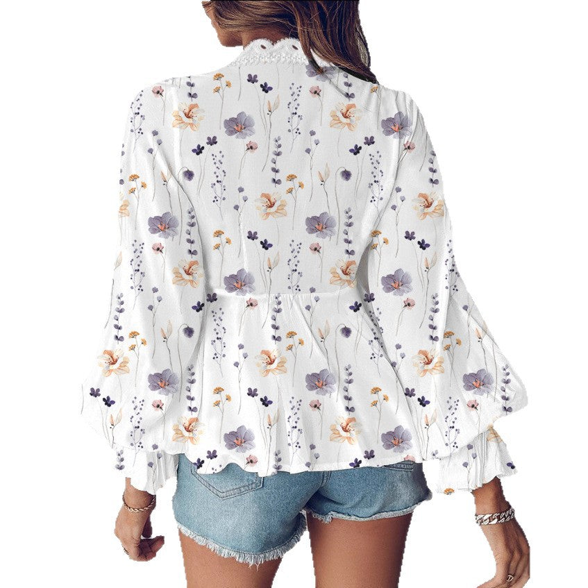 Classic Attractive Charming Women's Stitching Printing Clothing