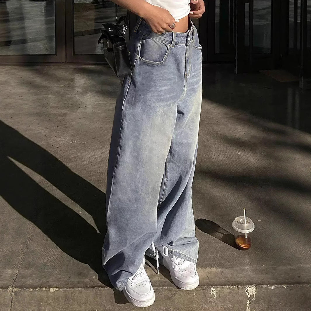 Charming Women's Loose Casual Fashion Trousers Women's Jeans