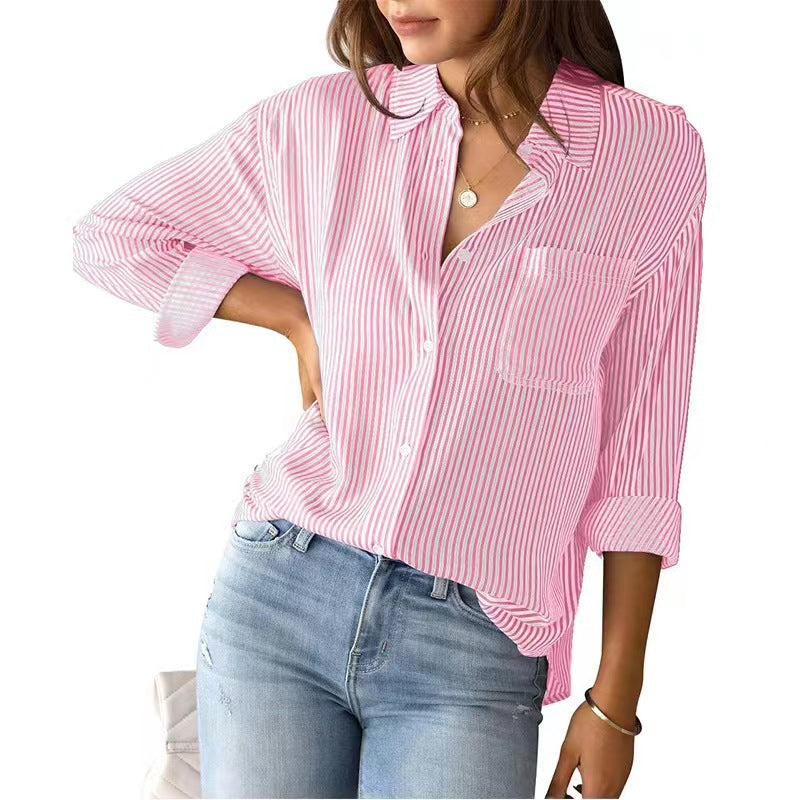 Fashion Women's Beach Cover-up Casual Shirt Blouse