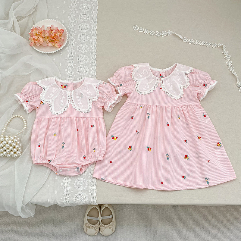 Children's Summer Korean Style Sweet Romper Clothing Children's Dress
