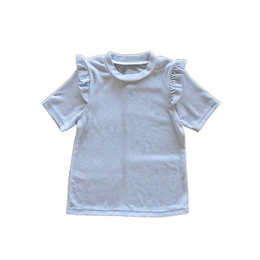 Children's Summer Strawberry Shan Clothing Solid Color Children's T-shirt
