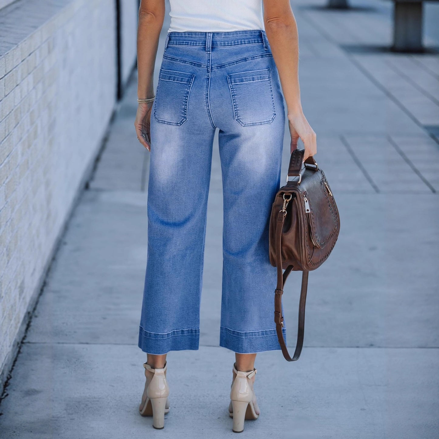 Fashion Casual Slim Fit High Waist Women's Jeans