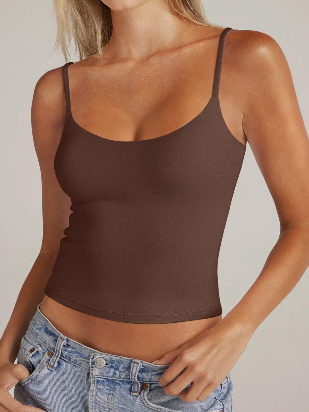 Women's Summer Tank Adjustable Camisole Sleeveless Tops