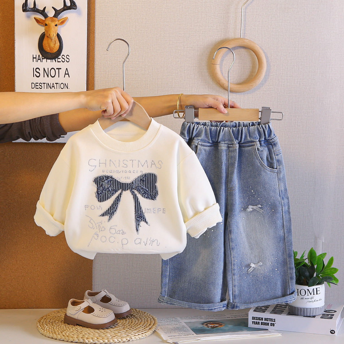 Children's Clothing Outfits Handsome Fashion Spring Clothes Little Sweatshirt Children's Suit