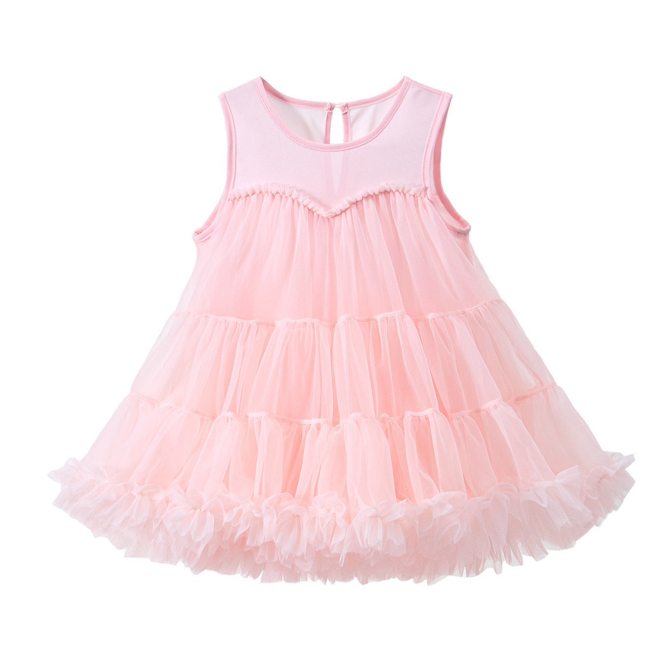 Children's Princess Party Costume Sleeveless Tulle Tutu Clothing Children's Dress