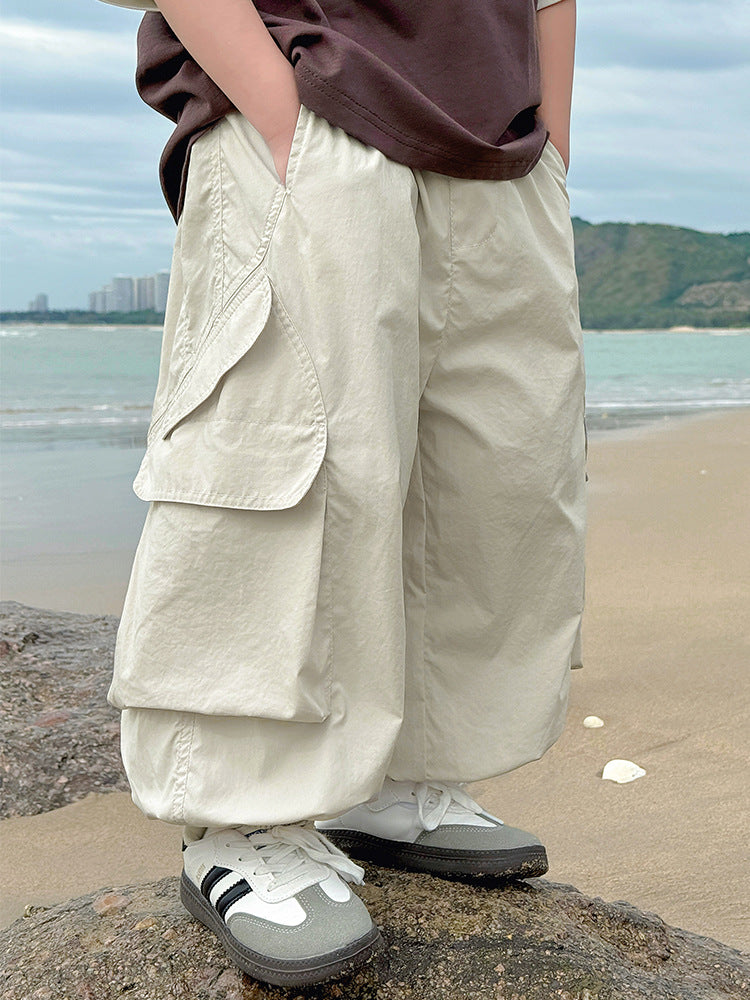Tale Memory Boy Summer Clothing Anti Mosquito Breathable Boy's Children's Pants