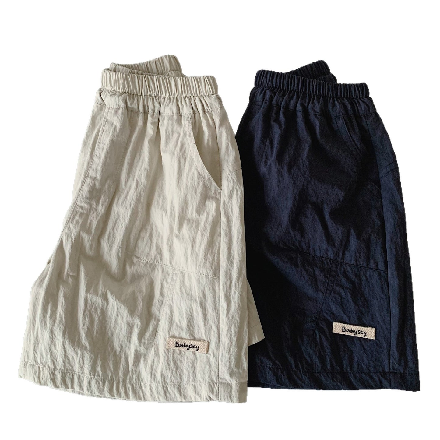 Children's Shorts Summer Solid Color Calibration Thin Children's Pants